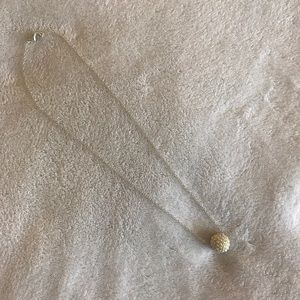 Silver Ball Necklace